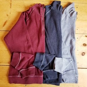 L.L.Bean 1/4 Zip Sweater Bundle